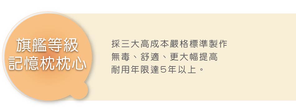 午安QQ枕 枕心 旗艦等級記憶枕